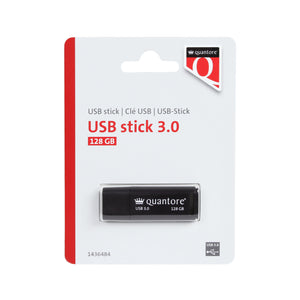 Quantore -  Usb stick 3.0 usb-a 128gb zwart