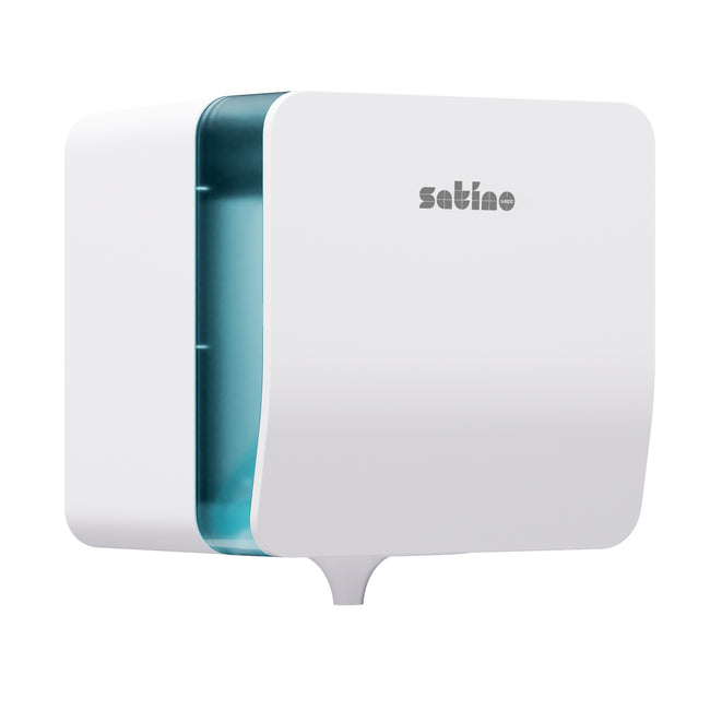 Satino by WEPA -  Poetspapierdispenser Satino CF1 Hyginity Plus medium wit 333416