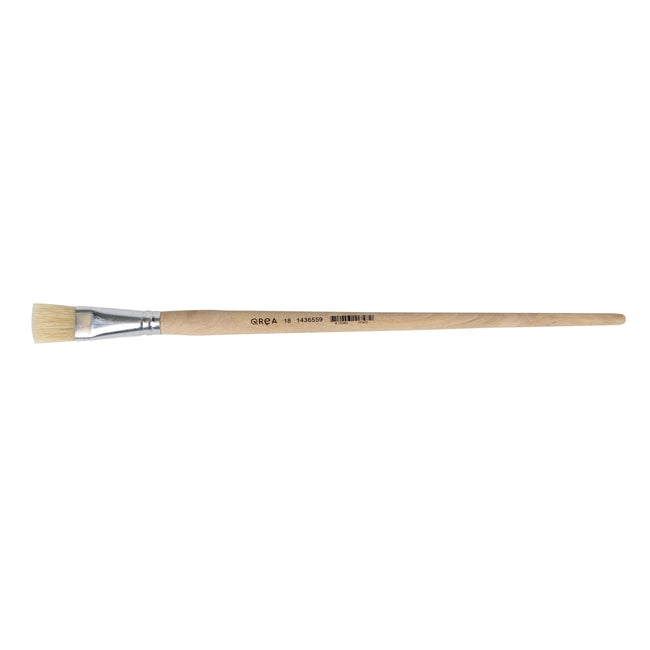 Qrea - Pig bristle brush no. 18 | 12 pieces