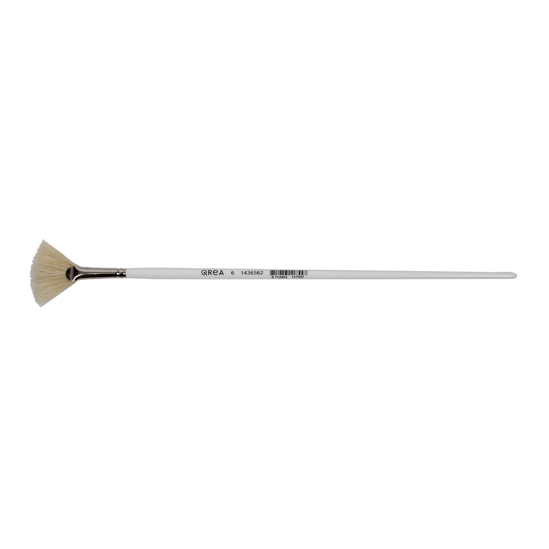 Qrea - Brosse éventail en poils de porc no. 6