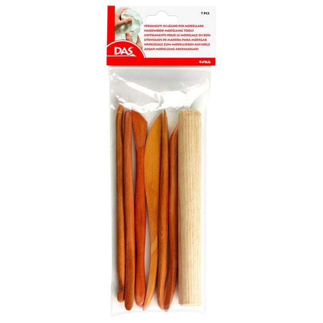 Tejón - Herramientas de arcilla 7 partes madera