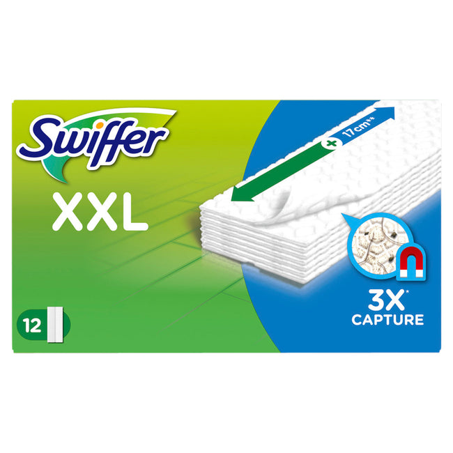 Swiffer - recharge xxl lingettes sèches 12 pièces