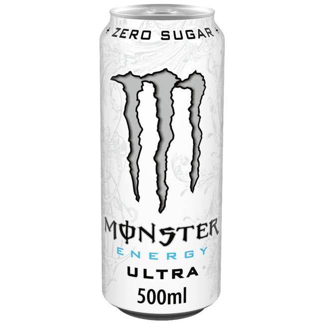 Monster - Bevanda energetica ultra lattina 500 ml | 12 pezzi