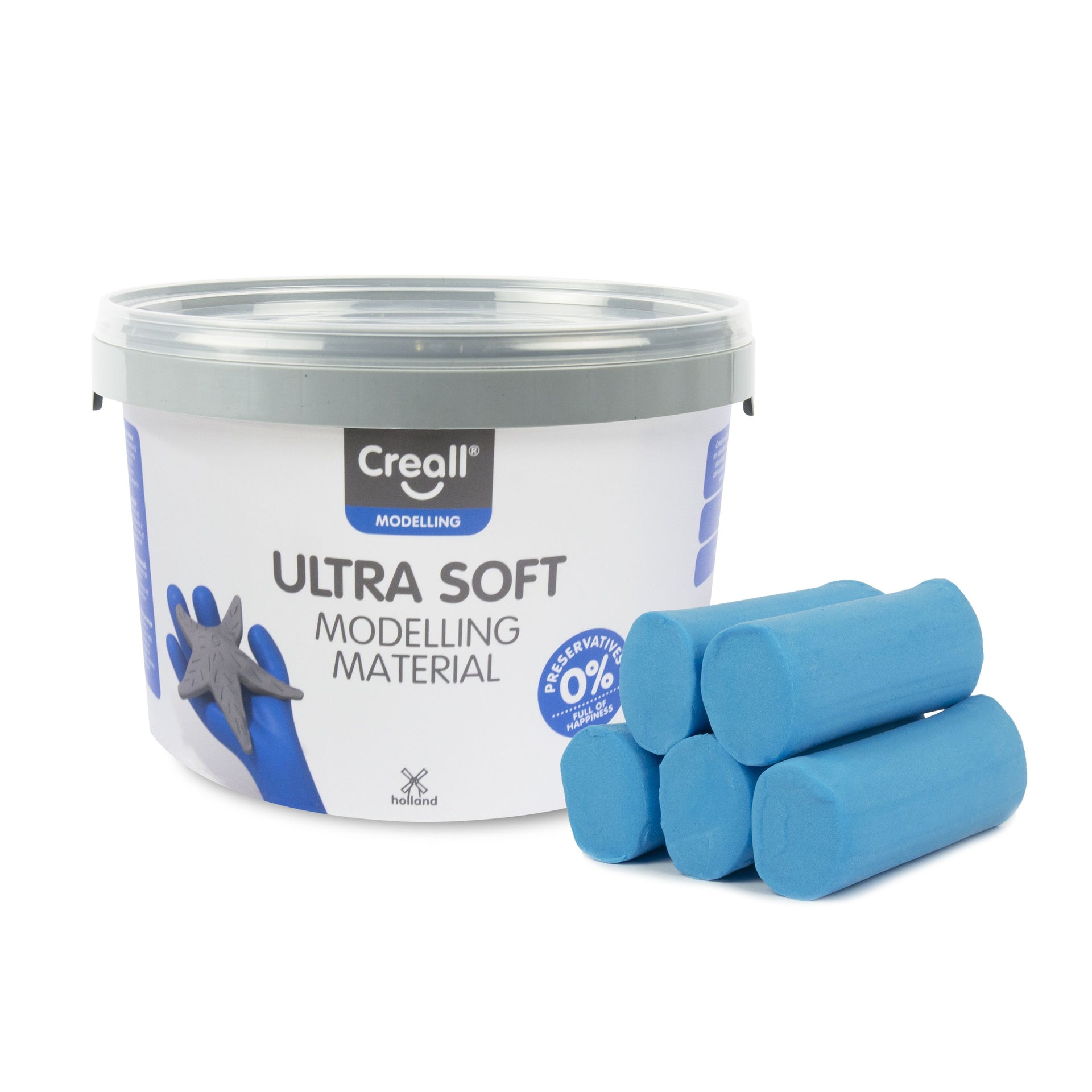 Creall - Argilla play-it ultra morbida blu brillante 1100gr
