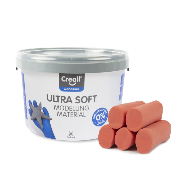 Creall - Clay Play-it ultraweiches leuchtendes Rot 1100gr