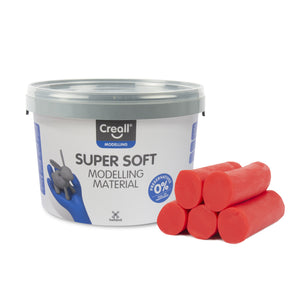 Creall -  Klei  supersoft rood 1750gram