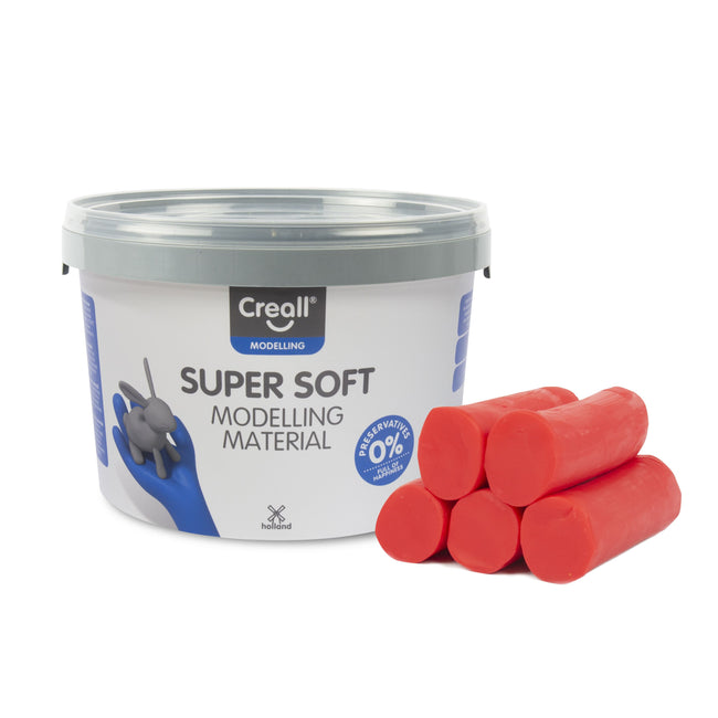 Creall - Clay supersoft red 1750gram