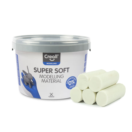 Creall - Clay supersoft white 1750gram