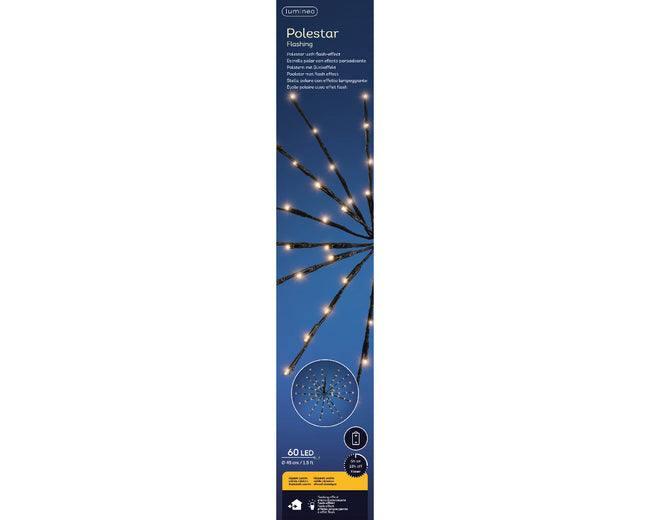 Lumineo -  Kerstverlichting  led poolster 46cm