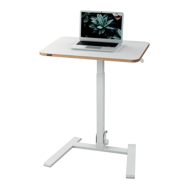 Leitz - Escritorio Ergo plegable para sentarse y pararse, pequeño, manual, a pie