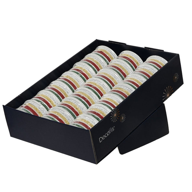 Decoris -  Cadeaulint  rol met 4 kleuren assorti