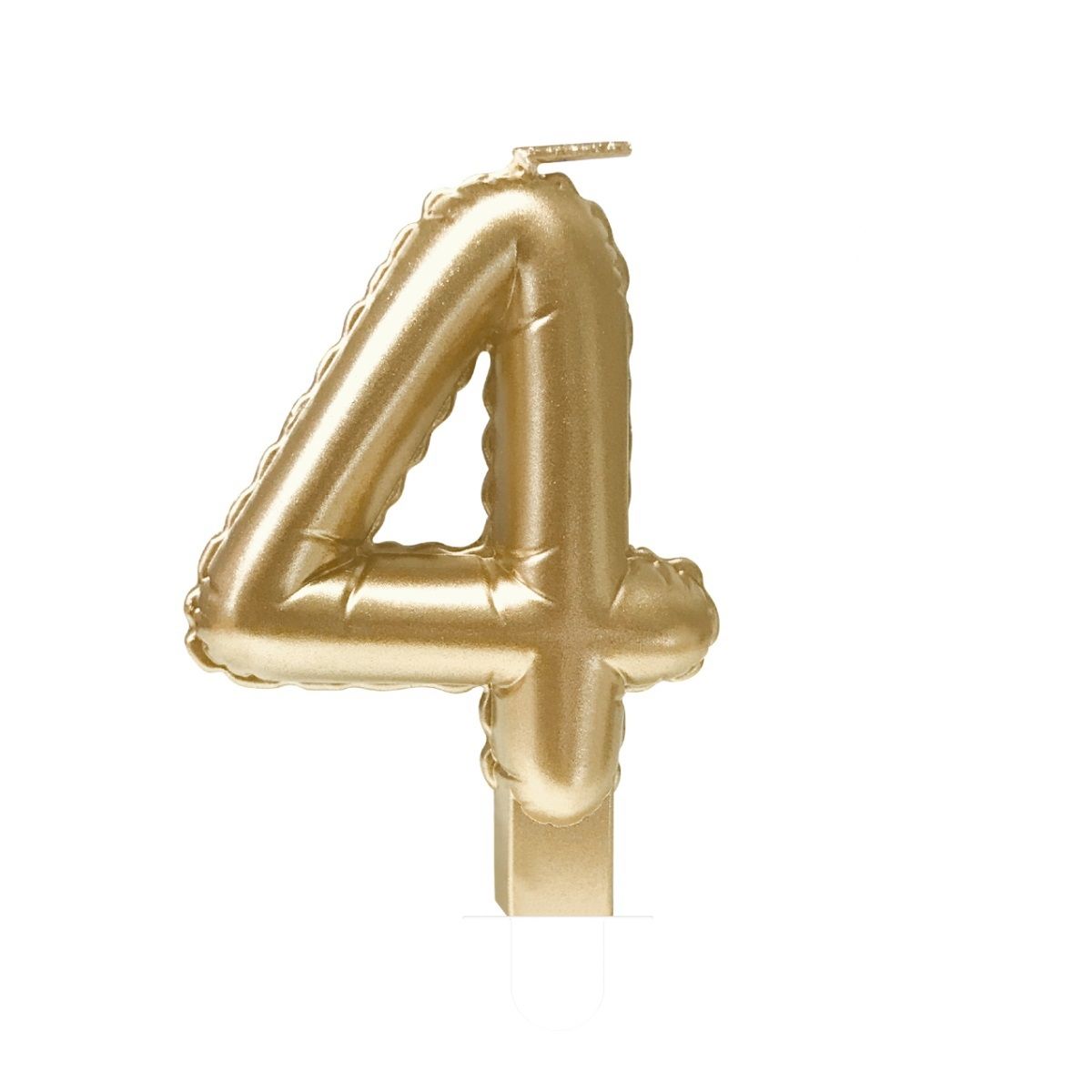 Ufficio Bruna - Candela palloncino foil oro 4 | 4 pezzi