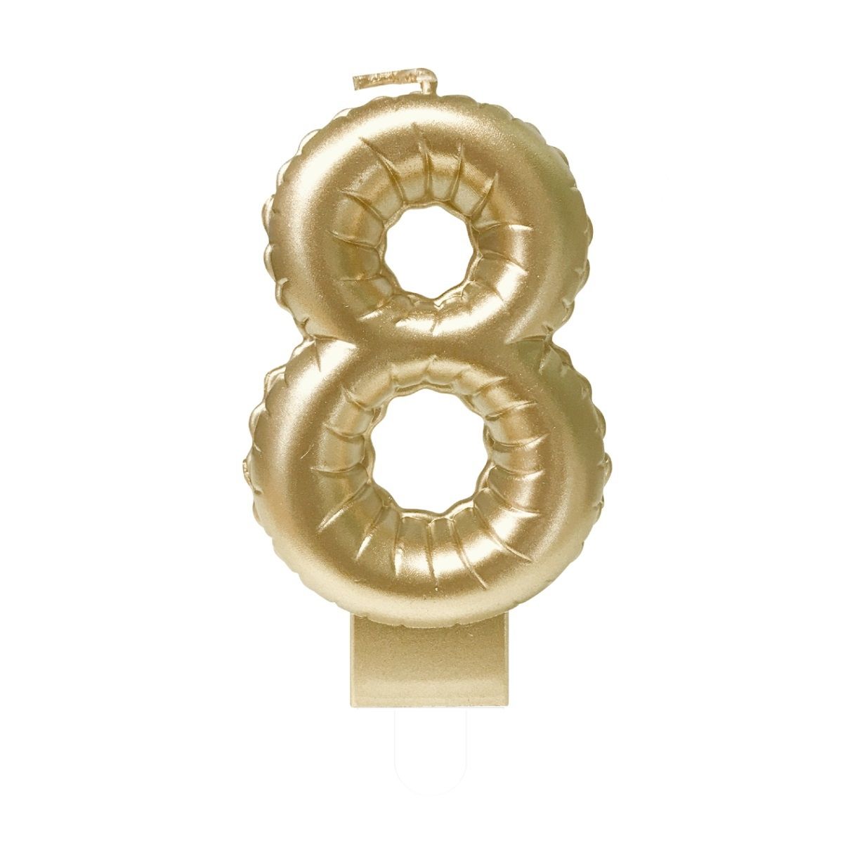 Ufficio Bruna - Candela con palloncino foil oro 8