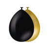 Bruna office - Balloons 10 pcs Gold and Black