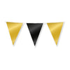 Bruna Office -  Party Flag Foil Gold and black