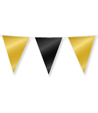 Office -  Party flag foil gold and black