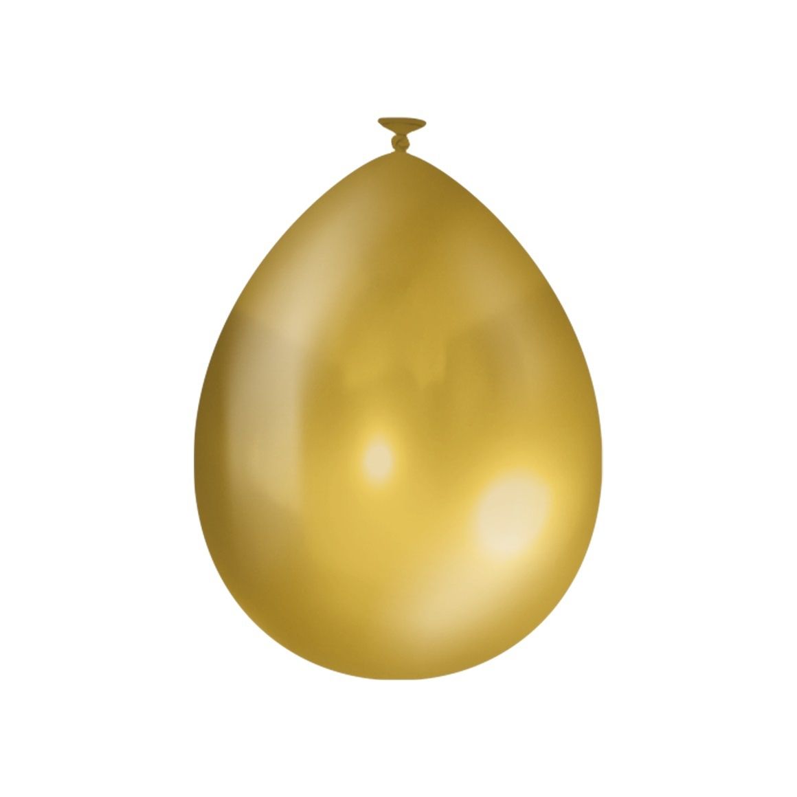 Ufficio Bruna - Palloncini metallici 10 pz Oro | 6 pezzi