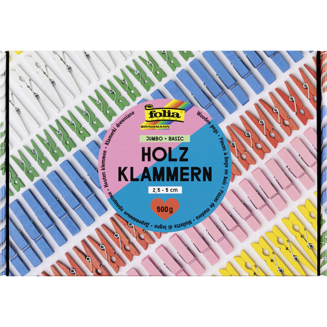 Folia Paper - Clothespins folia jumbo 500gram