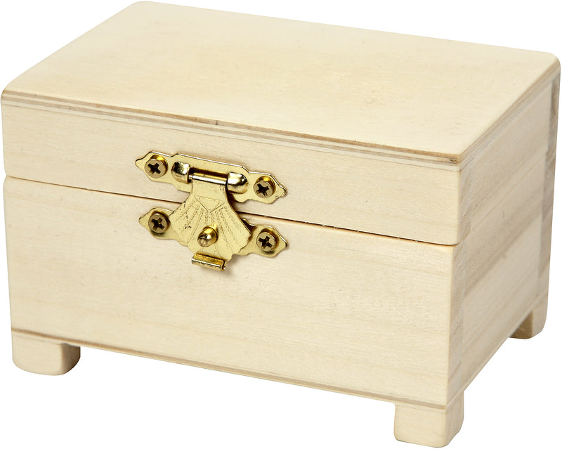 Creativ Company -  Schatkist  6x9x6cm hout