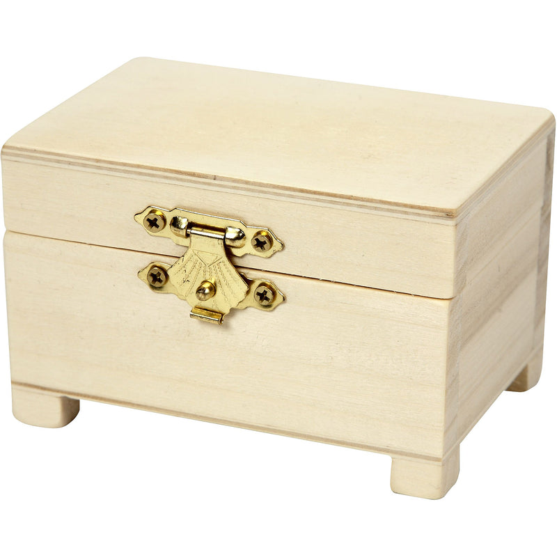 Creativ Company -  Schatkist  6x9x6cm hout