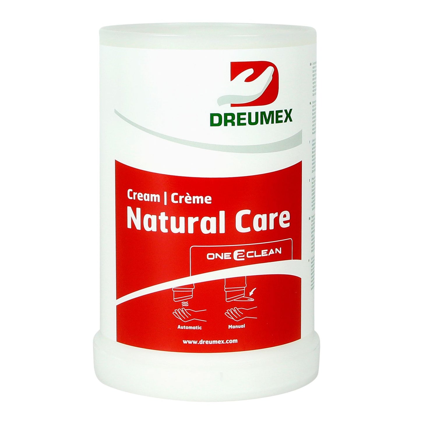 Dreumex - Crema de manos cuidado natural one2clean 1,5l
