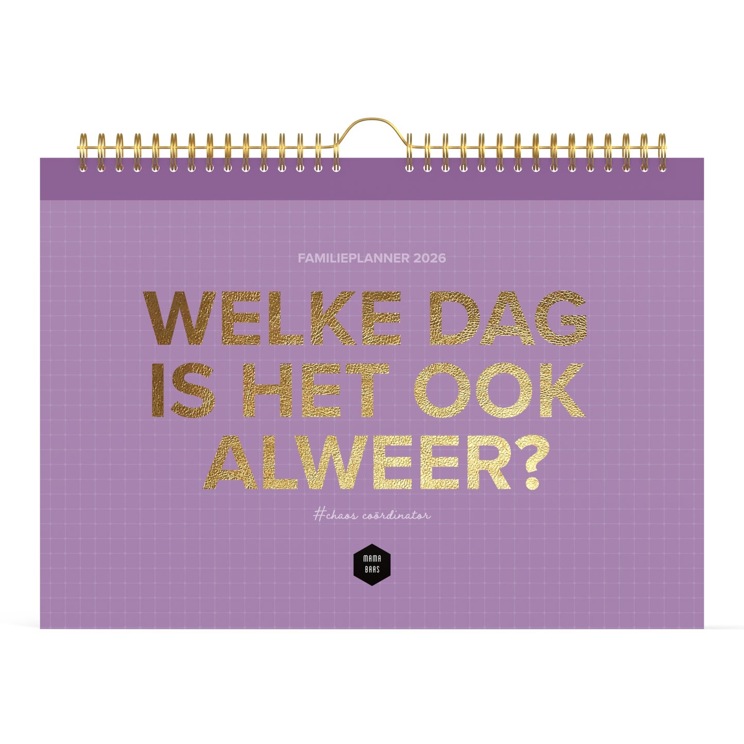 Lannoo -  Familiekalender 2026  310x220 Mama Baas 7dagen/1pagina