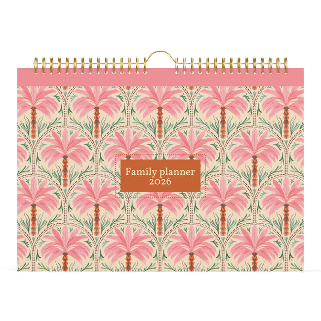 Lannoo - Familiekal 26 palme esotiche 7d/1p rosa