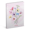 Lannoo - Agenda 2026 fleurs aquarelle 7j/2p rose