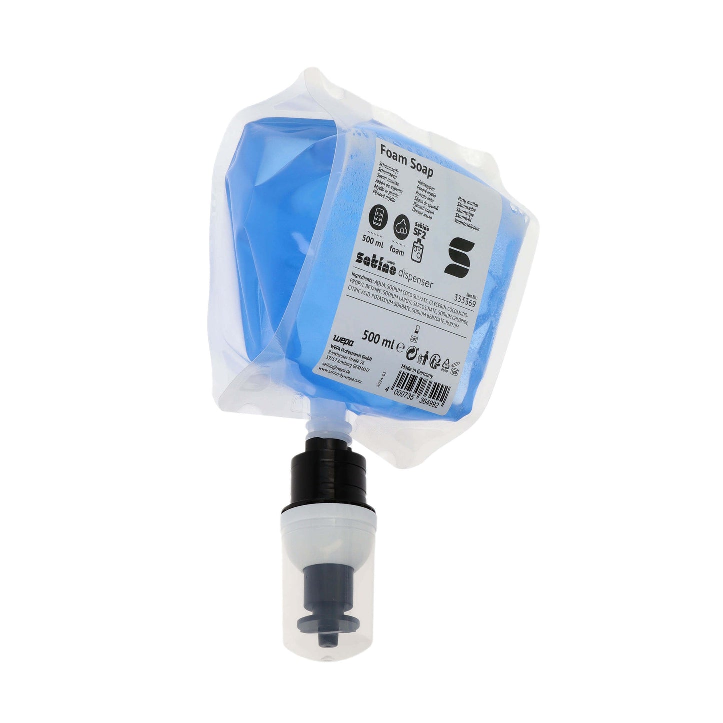 Satino - Savon pour les mains mousse SF2 500ml 333369