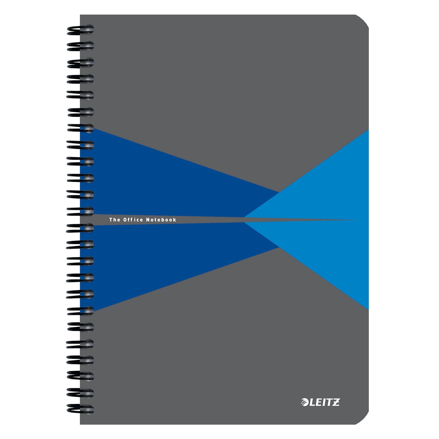 Leitz - Cuaderno office a5 línea 180 páginas gris bl | 5 piezas