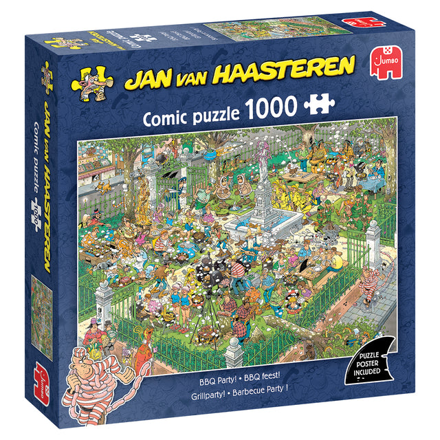 Jan van Haasteren - ¡Fiesta de barbacoa de Puzzle JvH! 1000 piezas