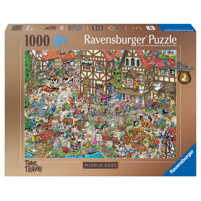Ravensburger - Puzzle Ray's Comic Moyen Âge 1000 pcs
