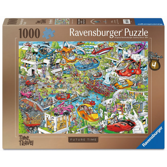 Ravensburger - Puzzle ray's comic tiempo futuro 1000 piezas