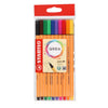 Qrea - Fineliner Spitze 88/10 f 10Stk sort