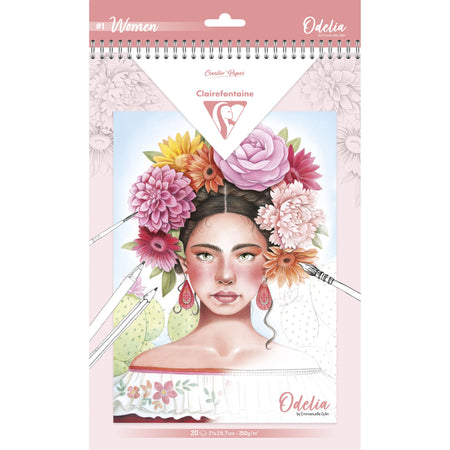 Clairefontaine - Coloring book odelia a4 women