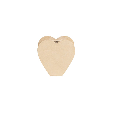 Décopatch - Figura jarrón corazón impermeable 13x5x13cm