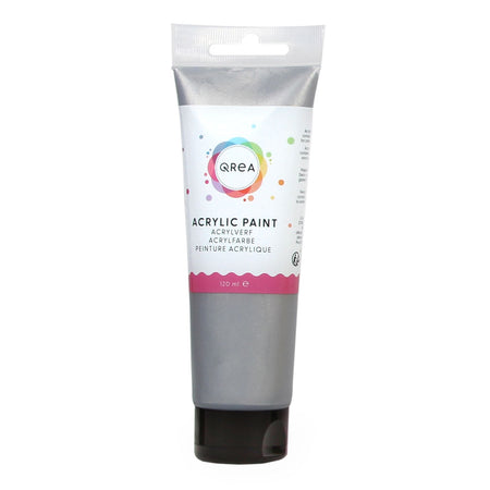 Qrea - Acrylfarbe 120 ml Silber