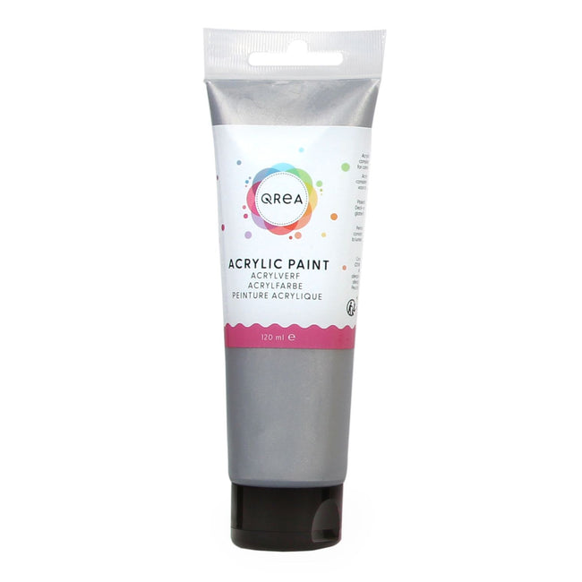 Qrea - Acrylic paint 120 ml silver