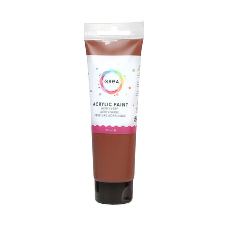 Qrea – Acrylfarbe 120 ml gebrannte Siena