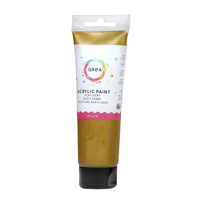 Qrea - Acrylfarbe 120 ml Gold