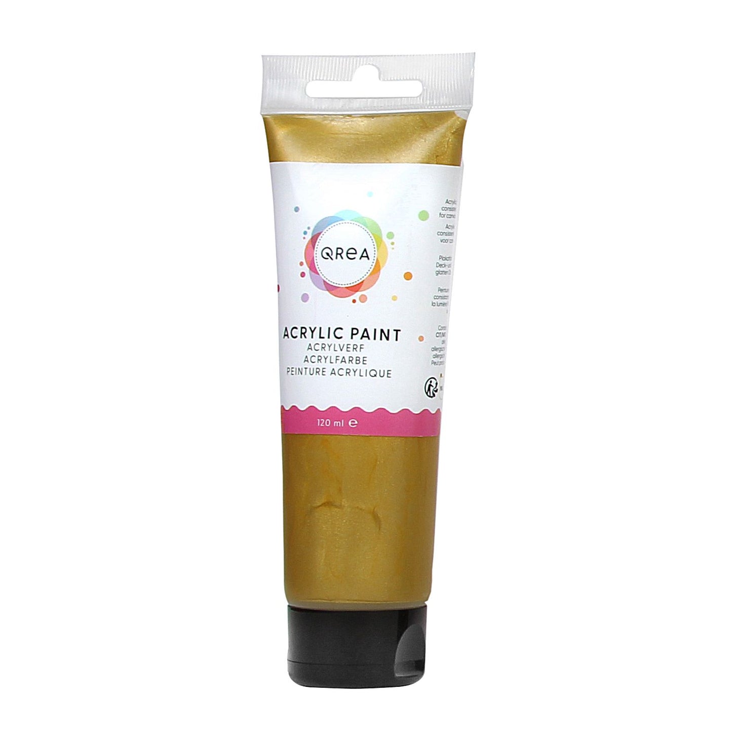 Qrea - Vernice acrilica 120 ml oro