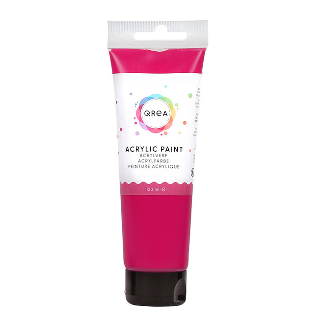 Qrea - Acrylfarbe 120 ml Magenta