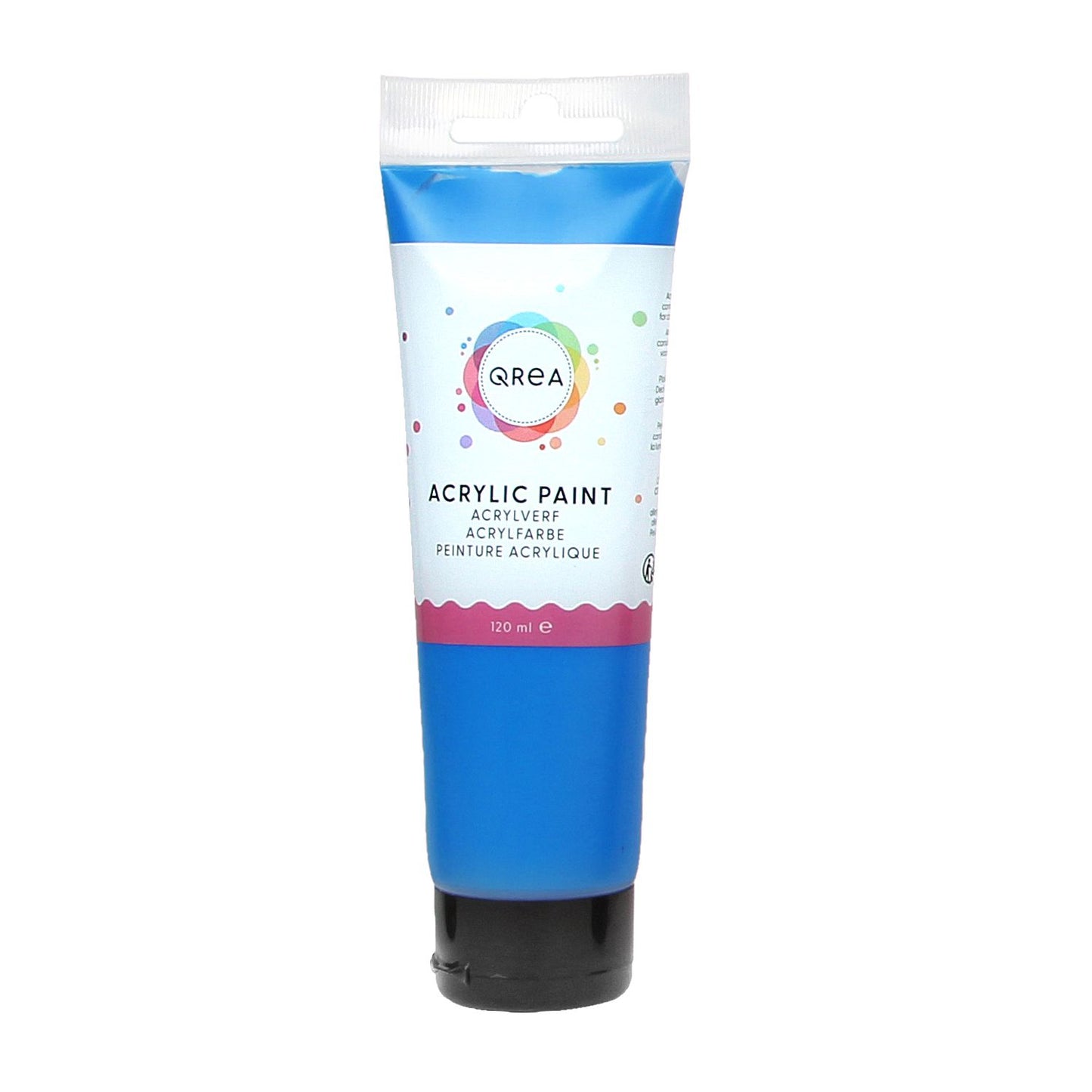 Qrea - Acrylic paint 120 ml primary blue | 6 pieces