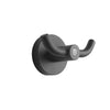 BlackSatino - Clothes hook 2 angled black 332120