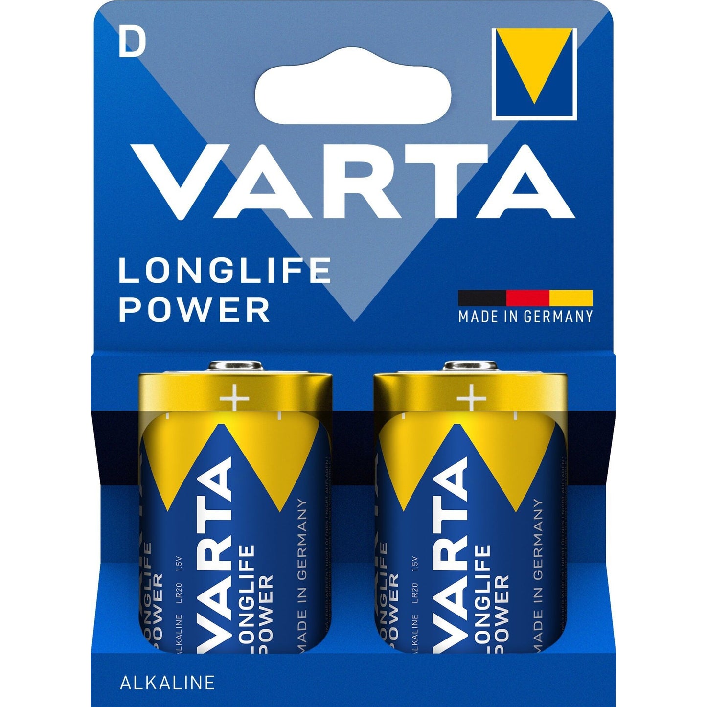 Varta - Batería de larga duración power 2xd | 30 piezas