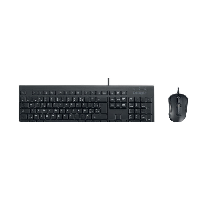 Kensington - Tastatur + Maus Kens EQ KM100 kabelgebunden, Azerty