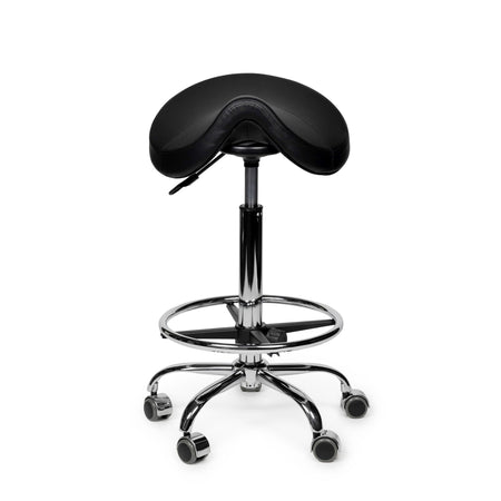 Office - saddle stool black standard with foot ring