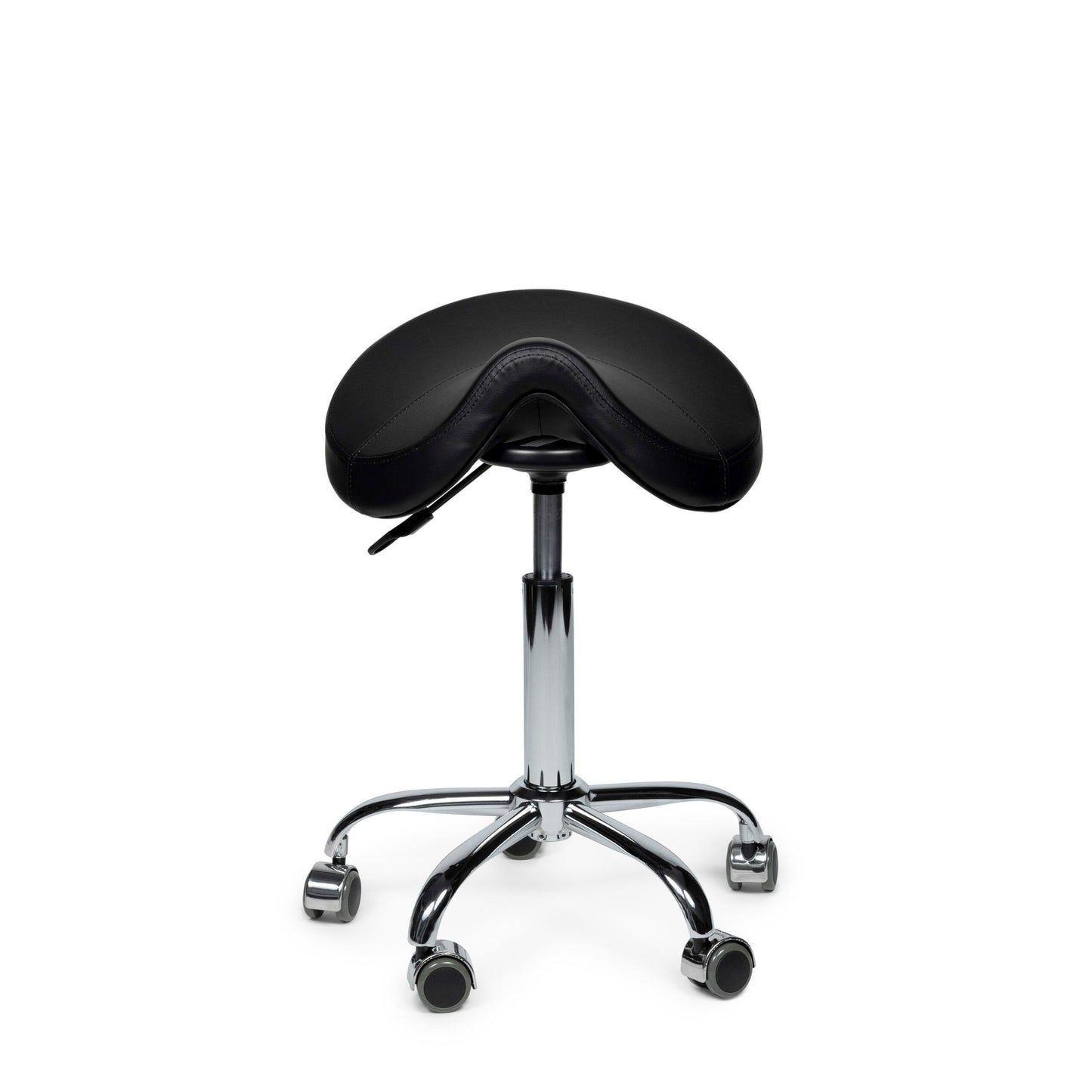 Ufficio - sgabello a sella nero basso