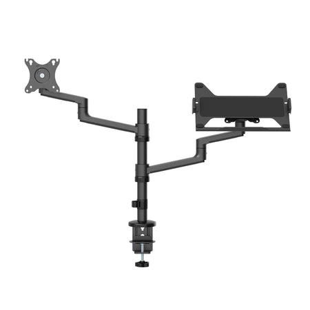 Neomounts -   DS20-425BL2 Monitorarm met laptophouder 17-27 ruimtebesparend