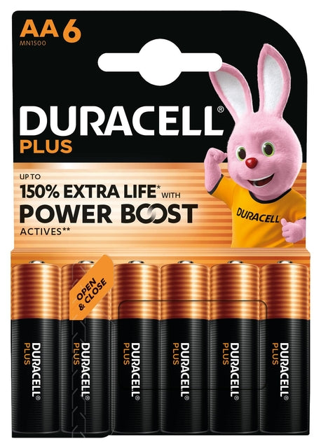 Duracell -  Batterij Plus Powerboost 6x AA